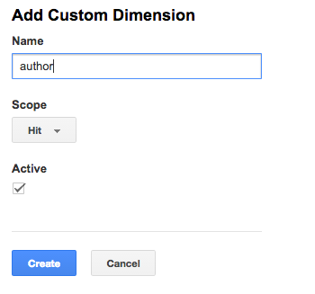 google analytics add custom dimension